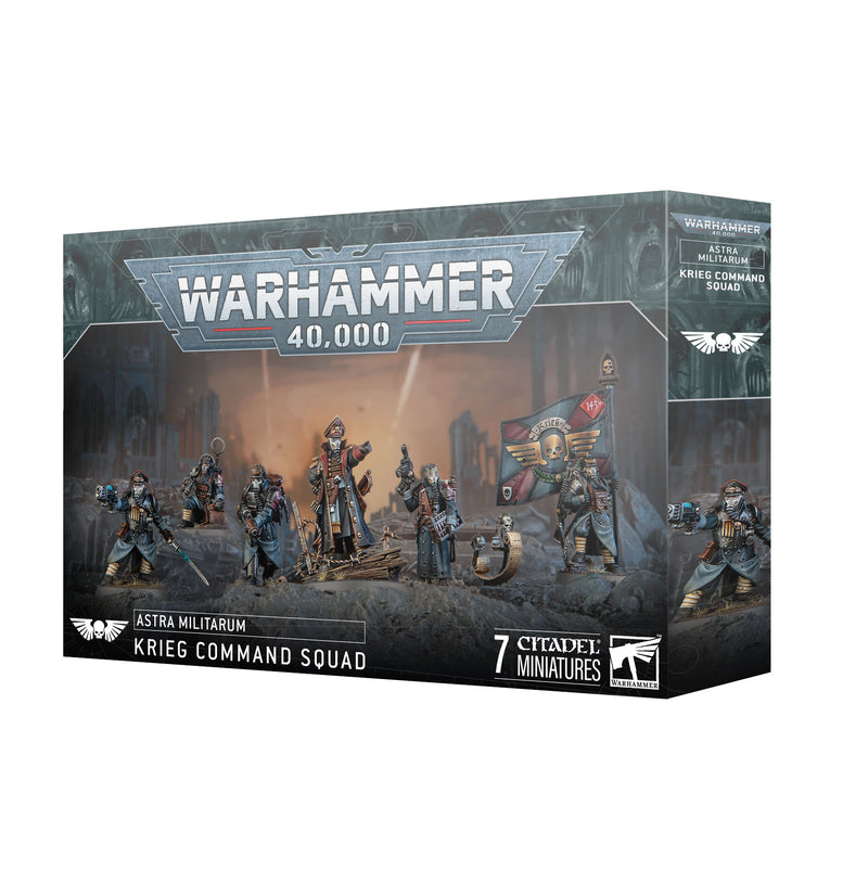 *Pre-Order* GW Warhammer 40K Astra Militarum Krieg Command Squad *Releases February 22nd, 2025*