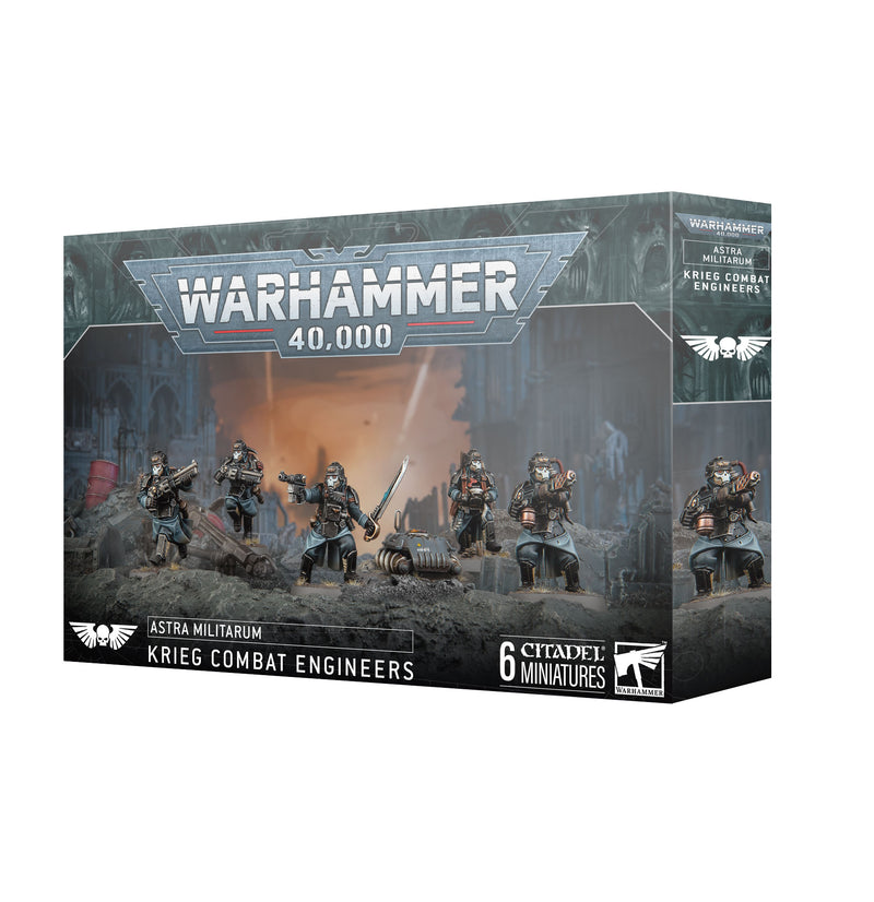 *Pre-Order* GW Warhammer 40K Astra Militarum Krieg Combat Engineers *Releases February 22nd, 2025*