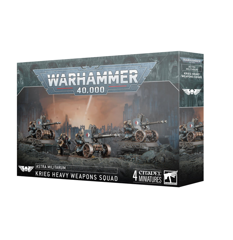 *Pre-Order* GW Warhammer 40K Astra Militarum Krieg Heavy Weapon Squad *Releases February 22nd, 2025*