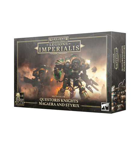 GW Legions Imperialis Mechanicum Questoris Knights Magaera / Styrix