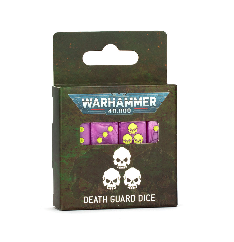 GW Warhammer 40K Death Guard Dice Set