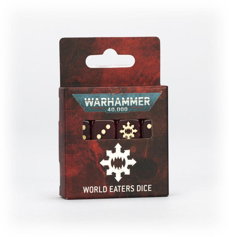 GW Warhammer 40k World Eaters Dice Set