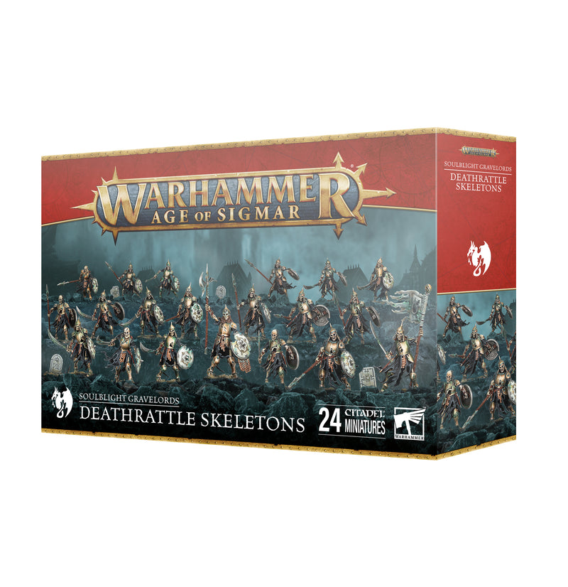 *Pre-Order* GW Age of Sigmar Soulblight Gravelords Deathrattle Skeletons *Releases Saturday, 24th*