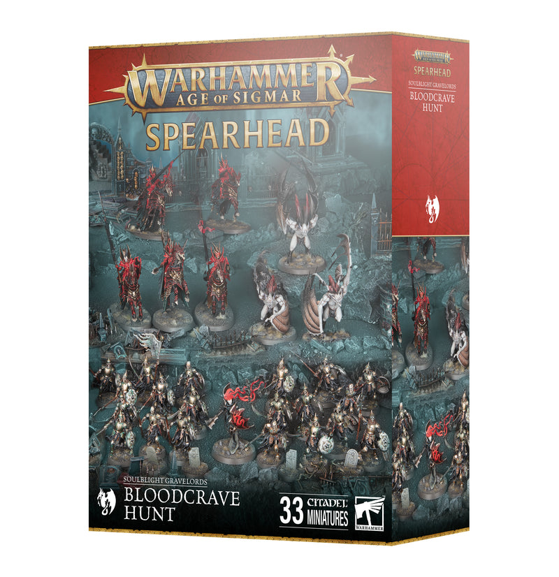 *Pre-Order* GW Age of Sigmar Soulblight Gravelords Spearhead Bloodcrave Hunt *Releases Saturday, May 24th*