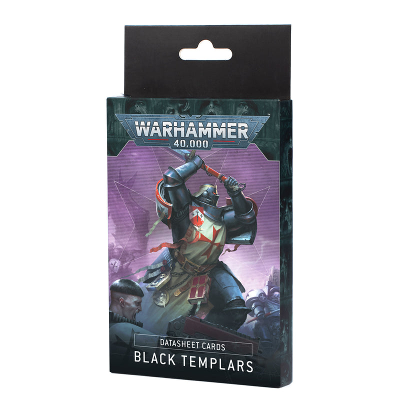 GW Warhammer 40K Black Templars Datasheet Cards