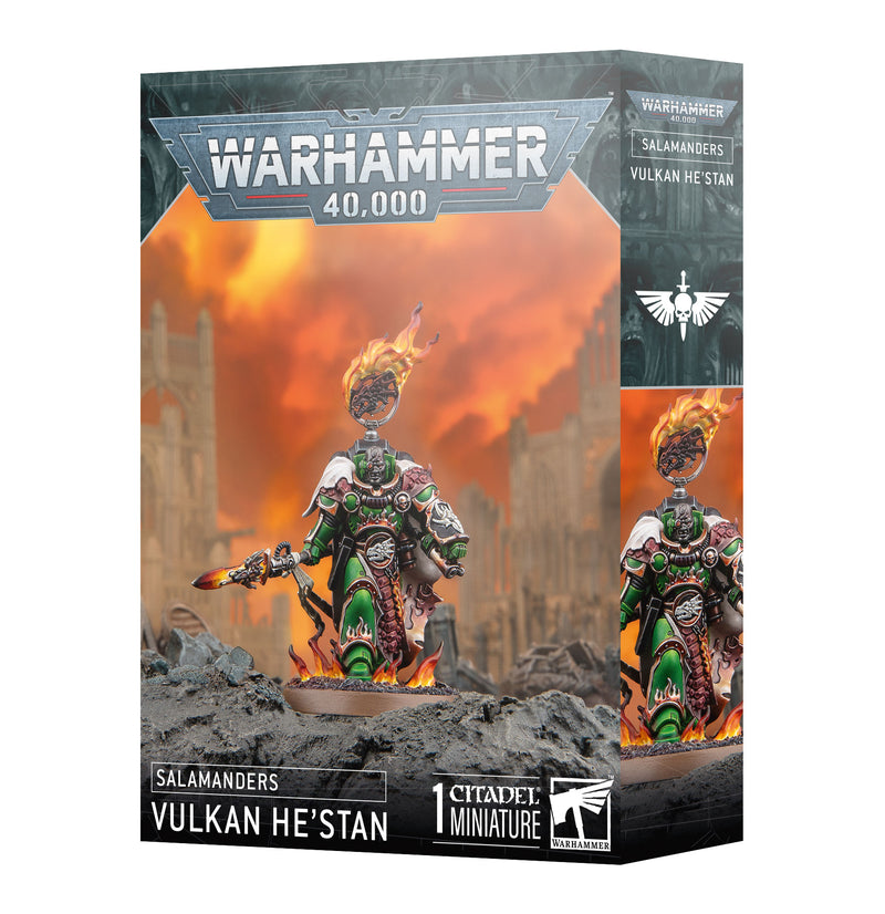 *Pre-Order* GW Warhammer 40K Salamanders Vulkan He'stan *Releases Saturday, August 23rd, 2025*
