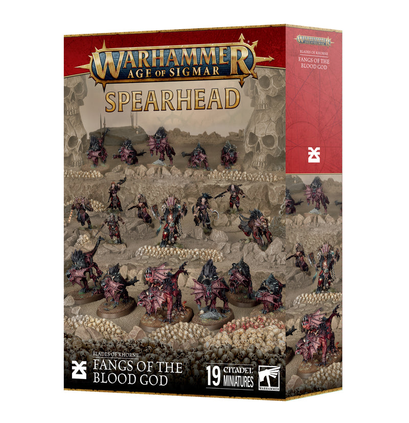 GW Age of Sigmar Blades Of Khorne Spearhead Fangs of the Blood God