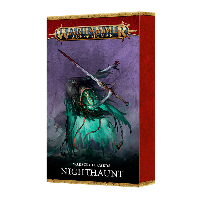 *Pre-Order* GW Age of Sigmar Nighthaunt Warscroll Cards *Releases Saturday, August 30th*