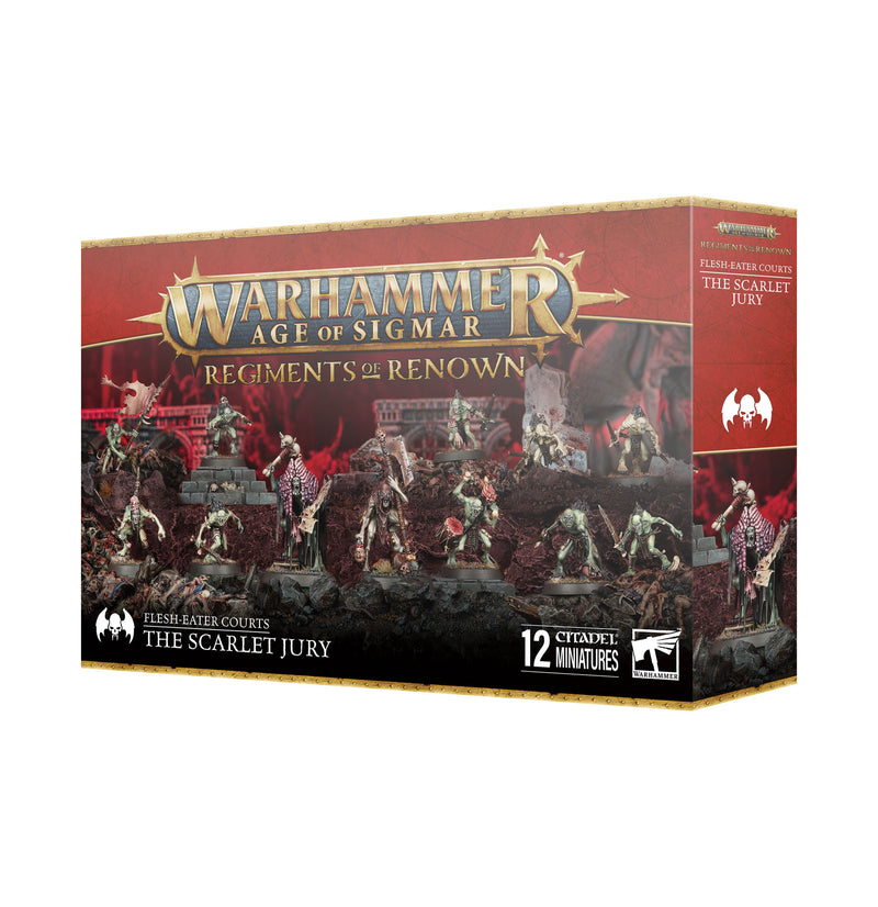 *Pre-Order* GW Age of Sigmar Flesh-Eater Courts Regiment of Renown The Scarlet Jury *Releases Saturday, August 30th*