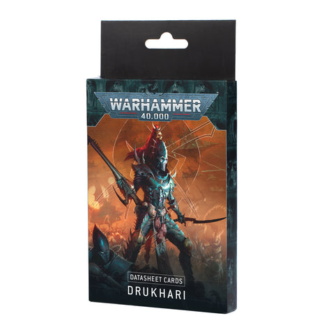 GW Warhammer 40K Drukhari Datasheet