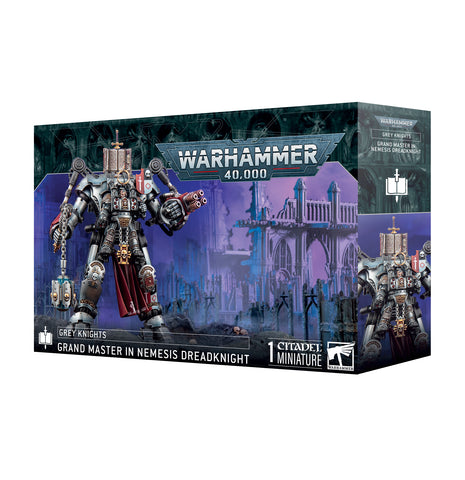 GW Warhammer 40K Grey Knights Grandmaster in Nemesis Dreadknight