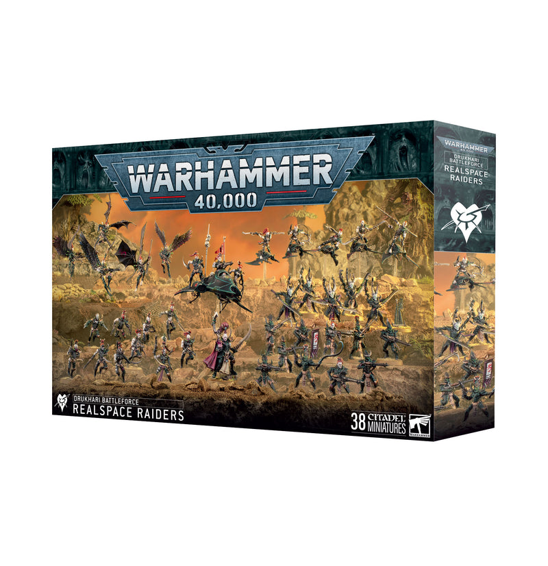 *Pre-Orer* GW Warhammer 40K Drukhari Battleforce Realspace Raiders *Releases Saturday, October 11th*