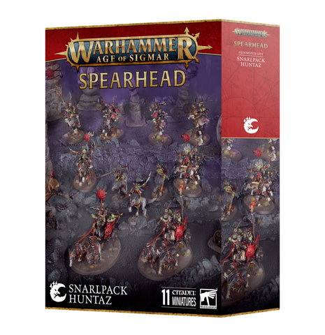 GW Age of Sigmar Gloomspite Gitz Spearhead Snarlpack Huntaz