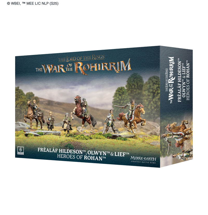 *Pre-Order* GW Middle-Earth Fréaláf Hildeson, Olwyn & Lief, Heroes of Rohan *Releases Saturday, October 4th*