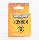 GW Warhammer 40K Imperial Fists Dice Set