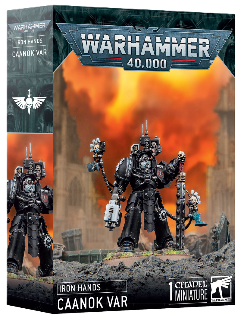 *Pre-Order* GW Warhammer 40K Iron Hands Caanok Var *Releases Saturday, October 25th*