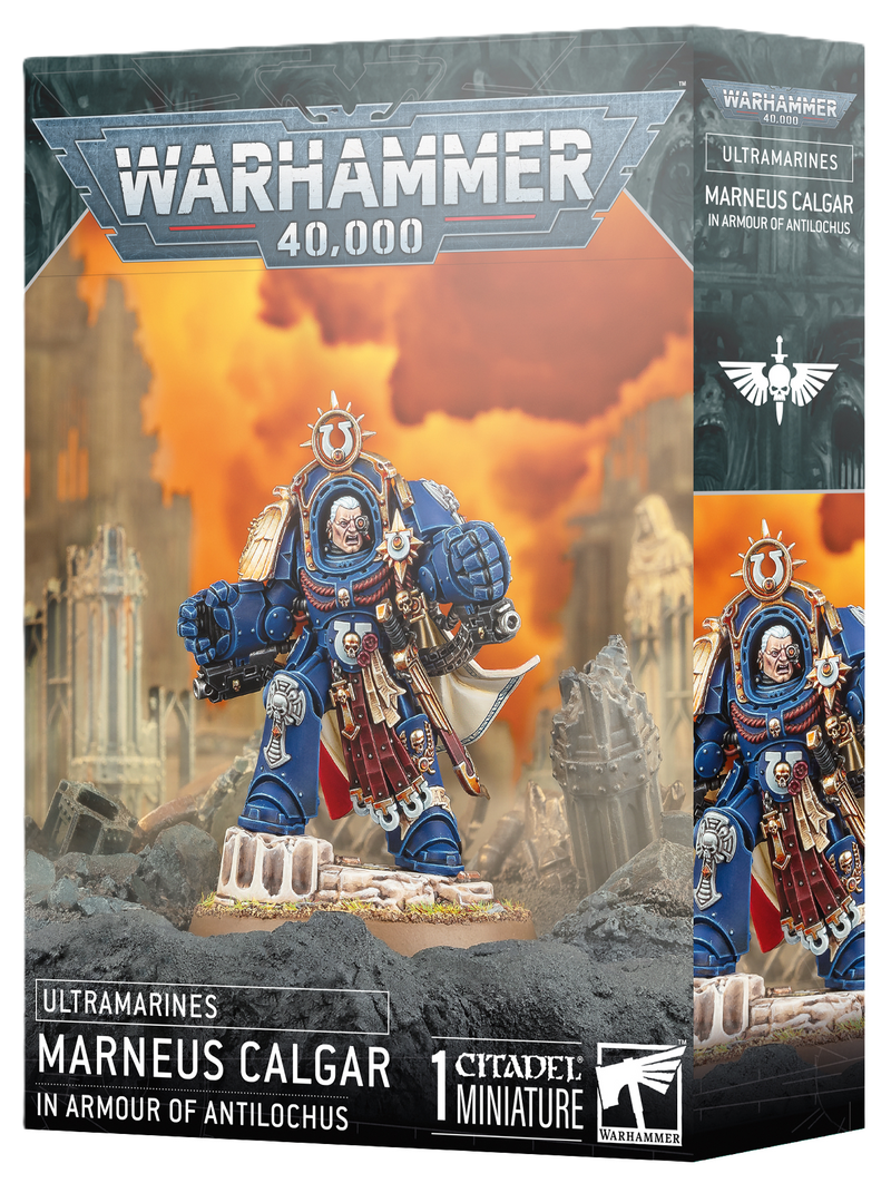 *Pre-Order* GW Warhammer 40K Ultramarines Marneus Calgar in Armour of Antilochus *Releases Saturday, November 8th*