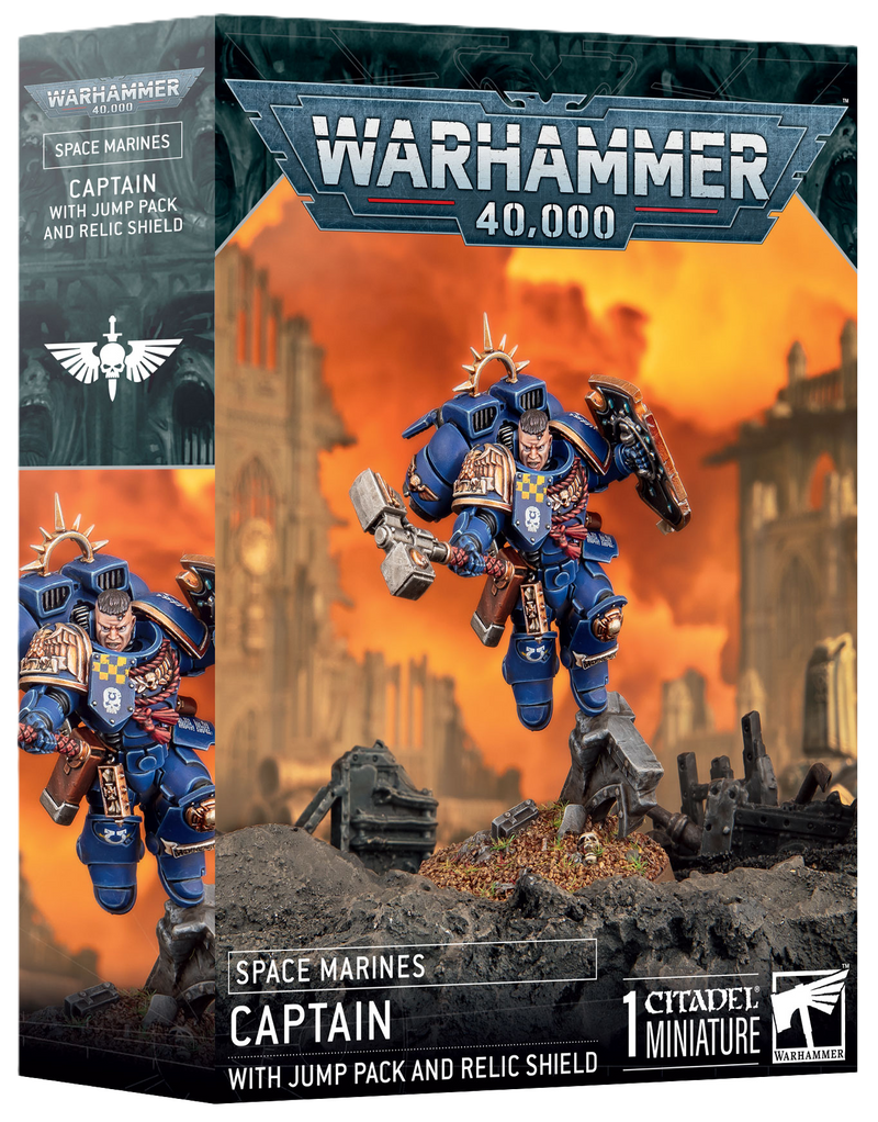 *Pre-Order* GW Warhammer 40K Space Marines Captain with Jump Pack *Releases Saturday, October 25th*