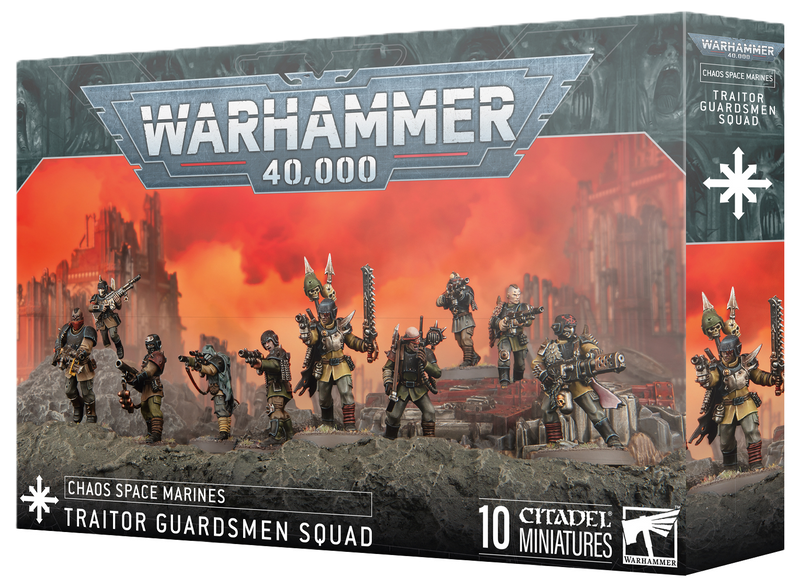 GW Warhammer 40K Chaos Space Marines Traitor Guardsmen Squad