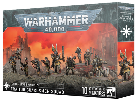 GW Warhammer 40K Chaos Space Marines Traitor Guardsmen Squad