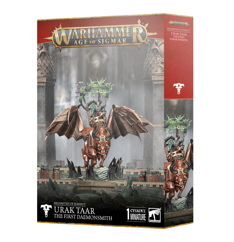 *Pre-Order* GW Age of Sigmar Helsmiths of Hashut Urak Taar the First Daemonsmith / Daemonsmith on Infernal Taurus *Releases Saturday, November 1st*