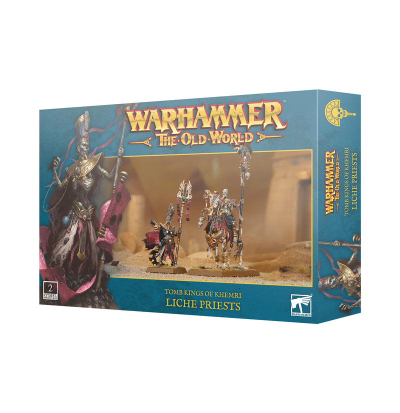 *Pre-Order* GW Warhammer The Old World Tomb Kings of Khemri Liche Priests *Releases Saturday, October 18th*