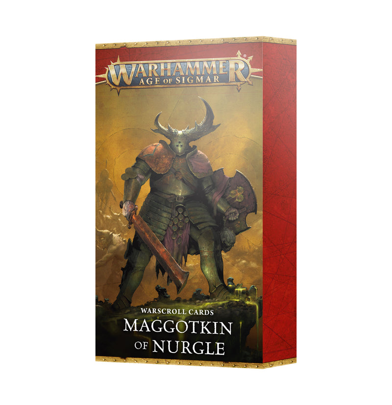 *Pre-Order* GW Age of Sigmar Maggotkin of Nurgle Warscroll Cards *Releases Saturday, January 17th*