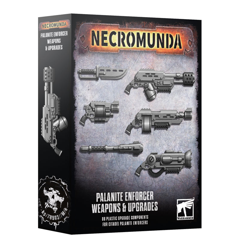 GW Necromunda Palanite Enforcer Weapons & Upgrades