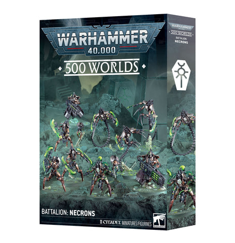 GW Warhammer 40K Necrons 500 Worlds Battalion