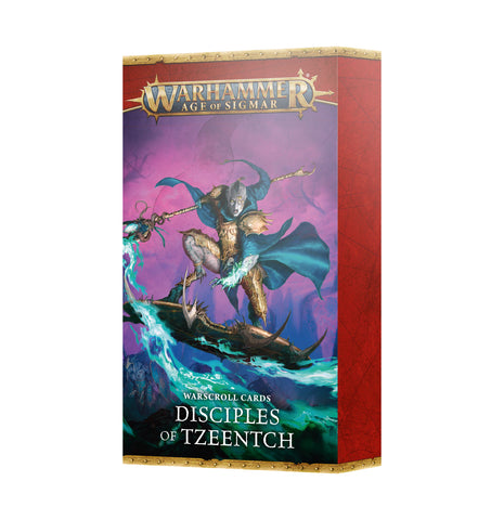 GW Age of Sigmar Disciples of Tzeentch Warscroll Cards