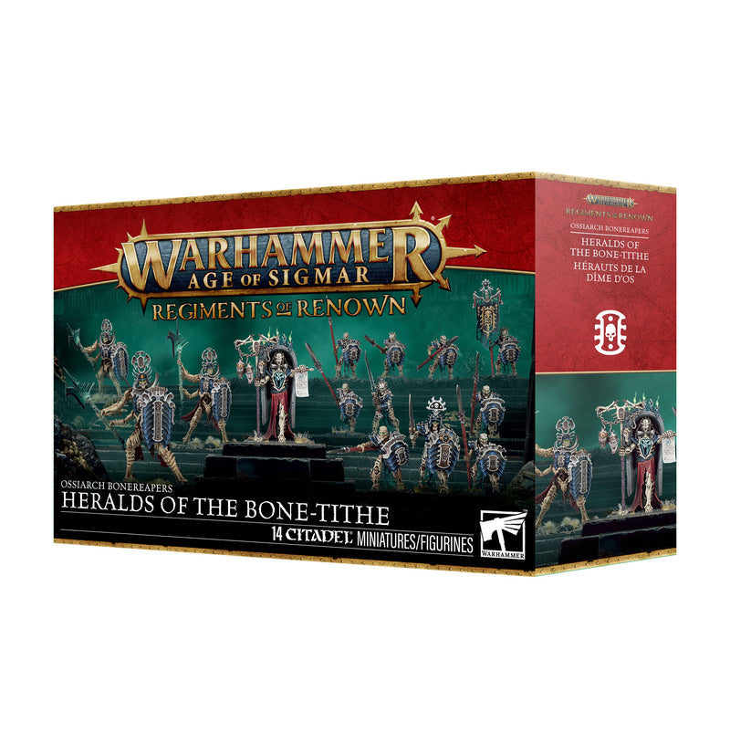 *Pre-Order* GW Age of Sigmar Ossiarch Bonereapers Heralds of the Bone-Tithe Battle Regiment of Renown *Releases Saturday, March 7th*