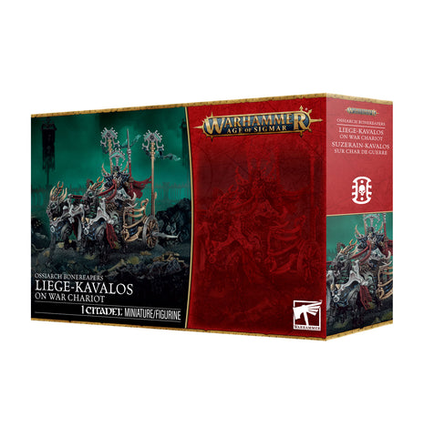 *Pre-Order* GW Age of Sigmar Ossiarch Bonereapers Liege-Kavalos on War Chariot / Kavalos War Chariot *Releases Saturday, March 7th*