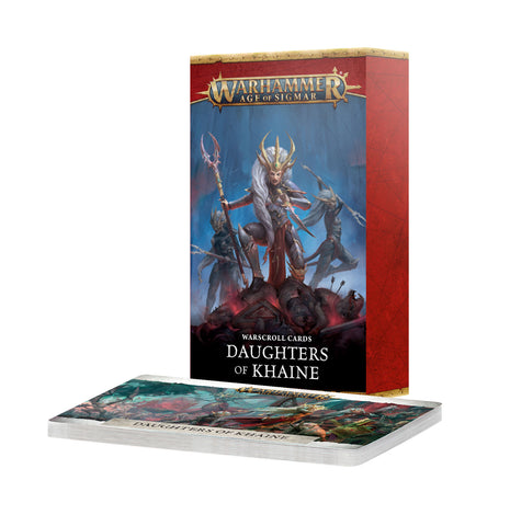 *Pre-Order* GW Age of Sigmar Daughters Of Khaine Warscroll Cards (4th Edition) *Releases April 11th, 2026*
