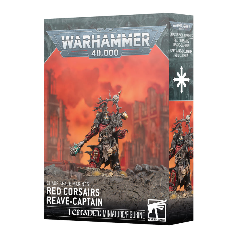 GW Warhammer 40K Chaos Space Marines Red Corsairs Reave-Captain