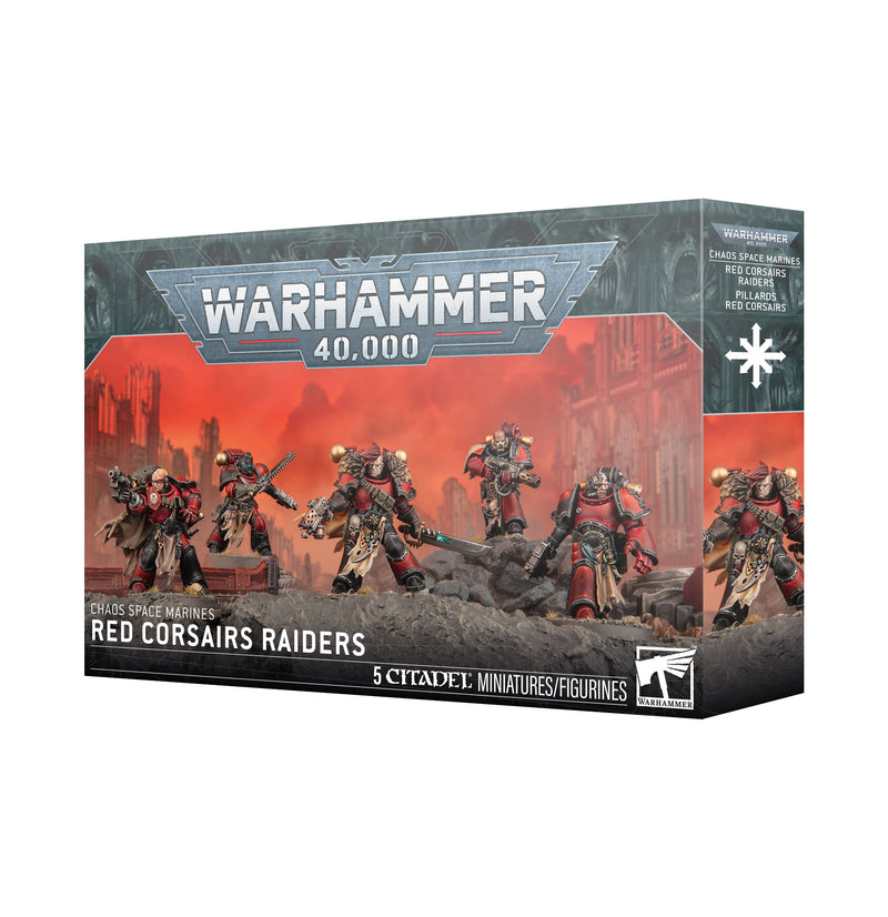 GW Warhammer 40K Chaos Space Marines Red Corsairs Raiders