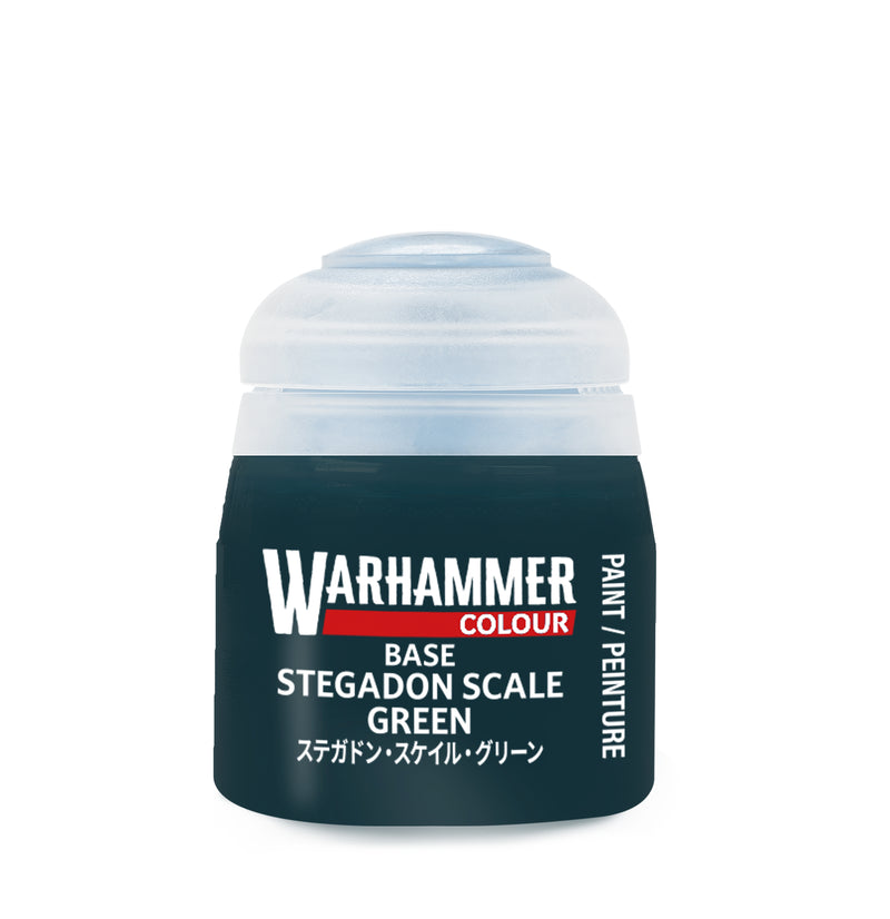 GW Warhammer Paint Base Stegadon Scale Green