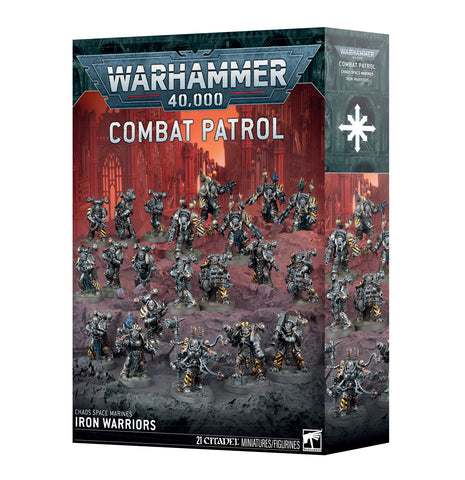 GW Warhammer 40K Chaos Space Marines Combat Patrol: Iron Warriors