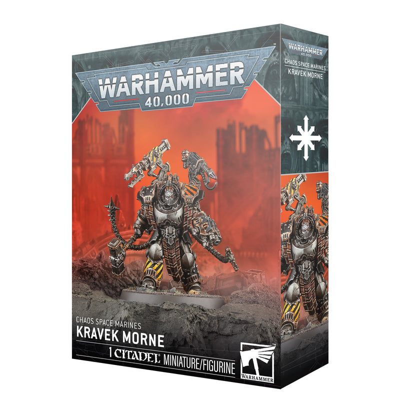 GW Warhammer 40K Chaos Space Marines Kravek Morne