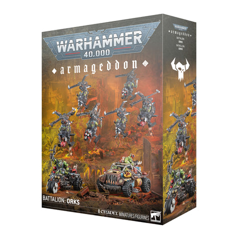 *Pre-Order* GW Warhammer 40K Orks Armageddon Battalion *Releases Saturday, May 9th*