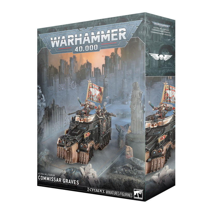 GW Warhammer 40K Astra Militarum Commissar Graves
