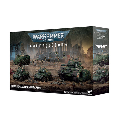*Pre-Order* GW Warhammer 40K Astra Militarum Armageddon Battalion *Releases Saturday, May 9th*