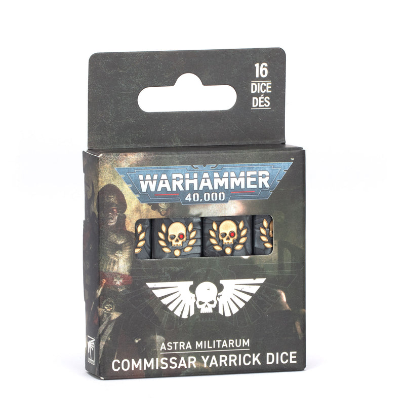GW Warhammer 40K Astra Militarum Commissar Yarrick Dice