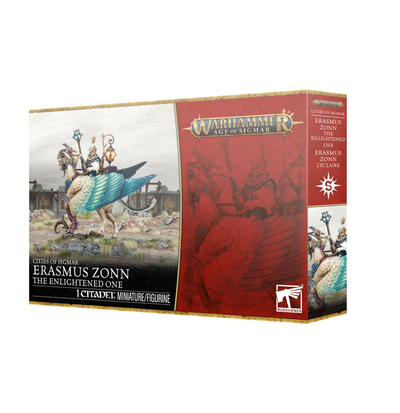 *Pre-Order* GW Age of Sigmar Cities of Sigmar Erasmus Zonn the Enlightened One *Releases Saturday, May 30th*