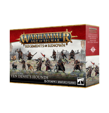 *Pre-Order* GW Age of Sigmar Cities of Sigmar Regiment of Renown: Ven Denst’s Hounds *Releases Saturday, May 30th*