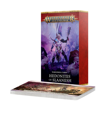 *Pre-Order* GW Age of Sigmar Hedonites Of Slaanesh Warscroll Cards *Releases Saturday, July 4th, 2026*