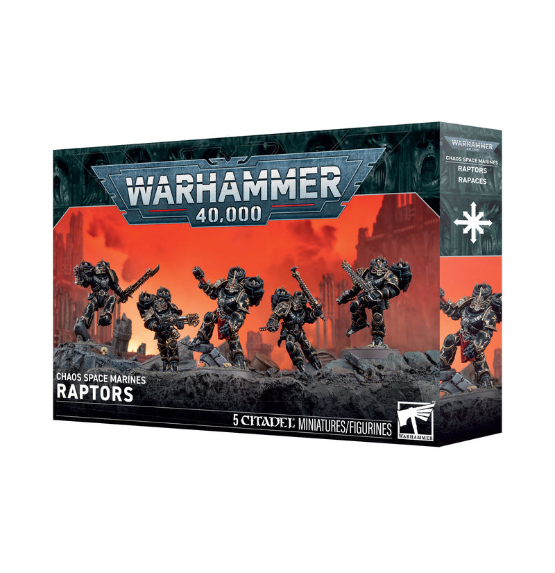 *Pre-Order* GW Warhammer 40K Chaos Space Marines Raptors *Releases Saturday, August 8th, 2026*