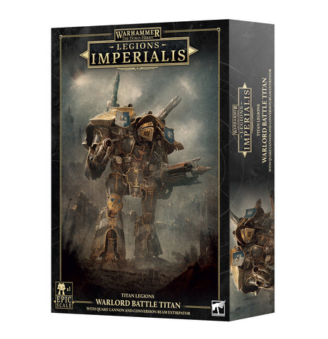 *Pre-Order* GW Legions Imperialis Titan Legions Warlord Titan with Quake Cannon and Conversion Beam Extirpator *Releases Saturday, August 1st, 2026*