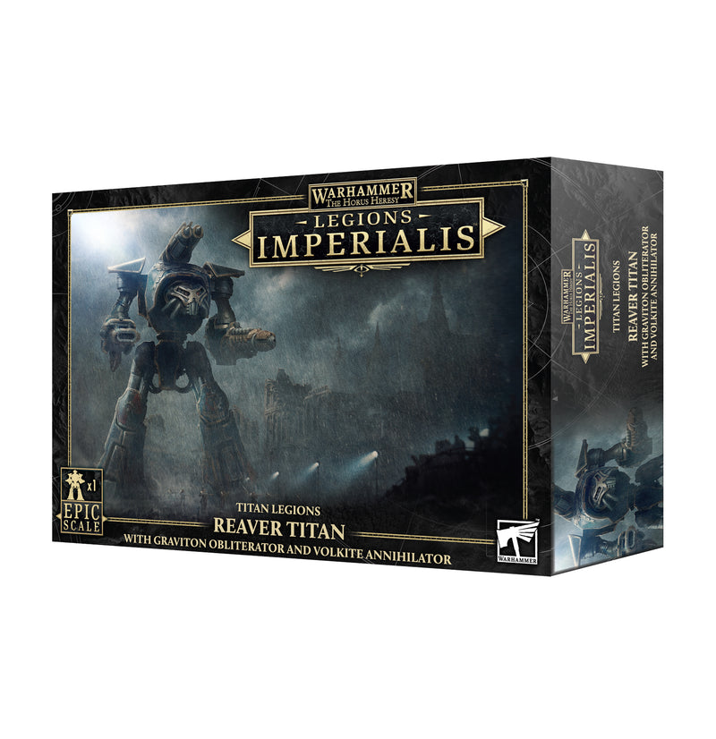 *Pre-Order* GW Legions Imperialis Titan Legions Reaver Titan with Graviton Obliterator and Volkite Annihilator *Releases Saturday, August 1st, 2026*