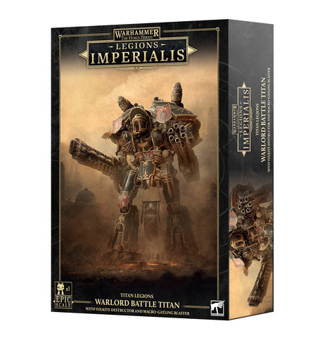 *Pre-Order* GW Legions Imperialis Titan Legions Warlord Titan with Volkite Destructor and Macro-gatling Blaster *Releases Saturday, August 1st, 2026*