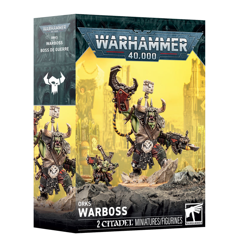 *Pre-Order* GW Warhammer 40K Orks Warboss *Releases Saturday, September 5th, 2026*